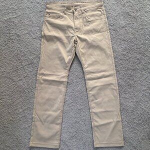 Prana Pants Mens 32Wx32L Brown Slim Fit Hiking Outdoor Adventure - Excel. Cond.
